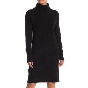Abound Women's Sweater L Turtleneck Knit Long Sleeve Black NWT
